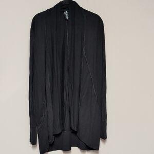 Active Life Black Open Cardigan